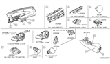 Diagram for Infiniti Ignition Switch - 25150-5DA0A