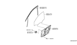 Diagram for Infiniti QX30 Weather Strip - 80330-5DA3A