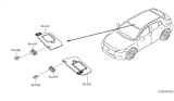 Diagram for Infiniti QX30 Sun Visor - 96400-5DE1C