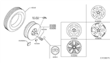 Diagram for Infiniti QX30 Spare Wheel - D0300-5DM3B
