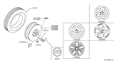 Diagram for 2018 Infiniti QX30 Spare Wheel - D0300-5DM3B