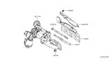 Diagram for 2017 Infiniti QX30 Intake Manifold Gasket - 14035-HG00H