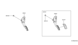 Diagram for Infiniti QX30 Accelerator Cable - 18002-5DF0A