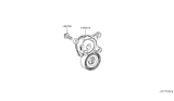 Diagram for Infiniti Timing Belt Tensioner - 11955-HG01C