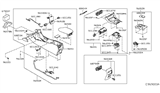 Diagram for 2019 Infiniti QX30 Armrest - 96920-5DF1C