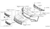 Diagram for 2018 Infiniti QX30 Grille - 62310-5DA3B