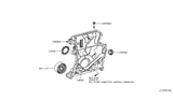 Diagram for 2018 Infiniti QX30 Timing Cover - 13035-HG00J