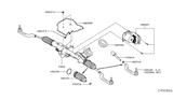 Diagram for 2019 Infiniti QX30 Rack And Pinion - 49001-5DF3D