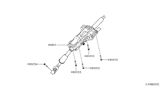 Diagram for Infiniti Steering Column - 48810-5DF1B