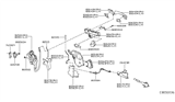 Diagram for Infiniti Door Latch Cable - 80506-5DM1A