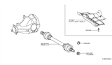 Diagram for 2017 Infiniti QX30 Axle Shaft - 39600-5DA0A