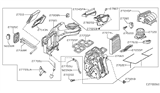 Diagram for Infiniti Cabin Air Filter - 27277-5DA2A