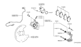 Diagram for Infiniti QX30 Brake Dust Shields - 44151-5DA0A