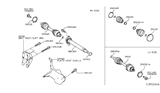 Diagram for Infiniti Transfer Case Output Shaft Snap Ring - 39708-5DA0A