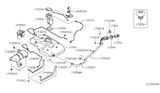 Diagram for Infiniti QX30 Fuel Filler Hose - 17228-5DA0A