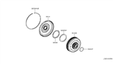 Diagram for Infiniti QX30 Transfer Case Output Shaft Snap Ring - 32204-HG01E