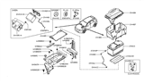 Diagram for Infiniti Battery Tray - 64860-5DA0A