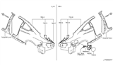 Diagram for Infiniti Fuel Filler Housing - 78120-5CA0A
