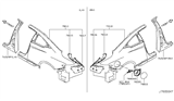 Diagram for 2021 Infiniti Q60 Fender - G8101-5CAMA