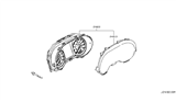 Diagram for 2017 Infiniti Q60 Speedometer - 24810-5CA0C