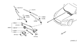 Diagram for Infiniti Wiper Blade - 28890-5CH1A