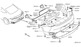 Diagram for 2019 Infiniti Q60 Bumper - 85022-5CA0H