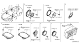 Diagram for 2022 Infiniti Q60 Car Speakers - 28157-5CA0A