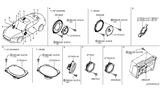 Diagram for 2019 Infiniti Q60 Car Speakers - 28157-5CA0A