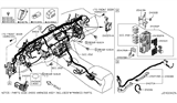 Diagram for 2018 Infiniti Q60 Relay Block - 24351-7991A