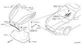 Diagram for Infiniti Lift Support - 65470-5CA0A
