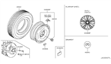 Diagram for 2018 Infiniti Q60 Spare Wheel - D0C00-4HK3D