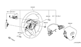 Diagram for Infiniti Steering Wheel - 48430-5CA0A