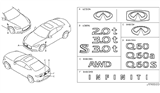 Diagram for 2018 Infiniti Q50 Emblem - 63890-4HK0A