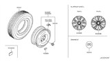 Diagram for 2021 Infiniti Q60 Spare Wheel - D0C00-5CA3A