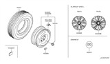 Diagram for 2022 Infiniti Q60 Spare Wheel - D0C00-5CA3A