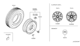 Diagram for 2017 Infiniti Q60 Spare Wheel - D0C00-5CA3A