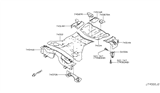 Diagram for Infiniti Q50 Floor Pan - G4512-1MSMA