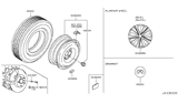 Diagram for 2020 Infiniti Q60 Spare Wheel - D0C00-5CA3C