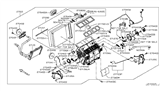 Diagram for 2022 Infiniti Q50 Blend Door Actuator - 27732-4GF0B