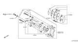 Diagram for 2018 Infiniti Q50 Brake Pad Set - D4060-6HH0A