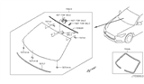 Diagram for Infiniti Q60 Windshield - G2700-5CR0A