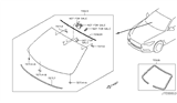 Diagram for 2019 Infiniti Q60 Windshield - G2700-5CA0A