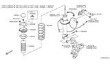 Diagram for Infiniti Q70L Bump Stop - 55240-1MA0B