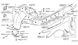 Diagram for Infiniti Fender - F3100-5CAAA