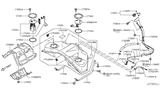 Diagram for 2019 Infiniti Q60 Fuel Filler Neck - 17221-5CA0A