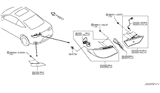 Diagram for 2019 Infiniti Q60 Light Socket - 26551-5CA0A