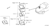 Diagram for Infiniti Battery Tray - 64866-4GF0A