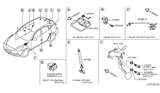 Diagram for Infiniti EX37 Seat Switch - 25500-1BA1A