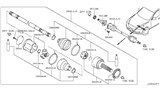 Diagram for Infiniti QX50 Axle Shaft - 39101-EJ71A