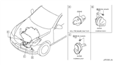 Diagram for Infiniti Horn - 25620-JL60B